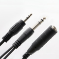 6.35mm To 3.5mm Audio Stereo Jack Cable